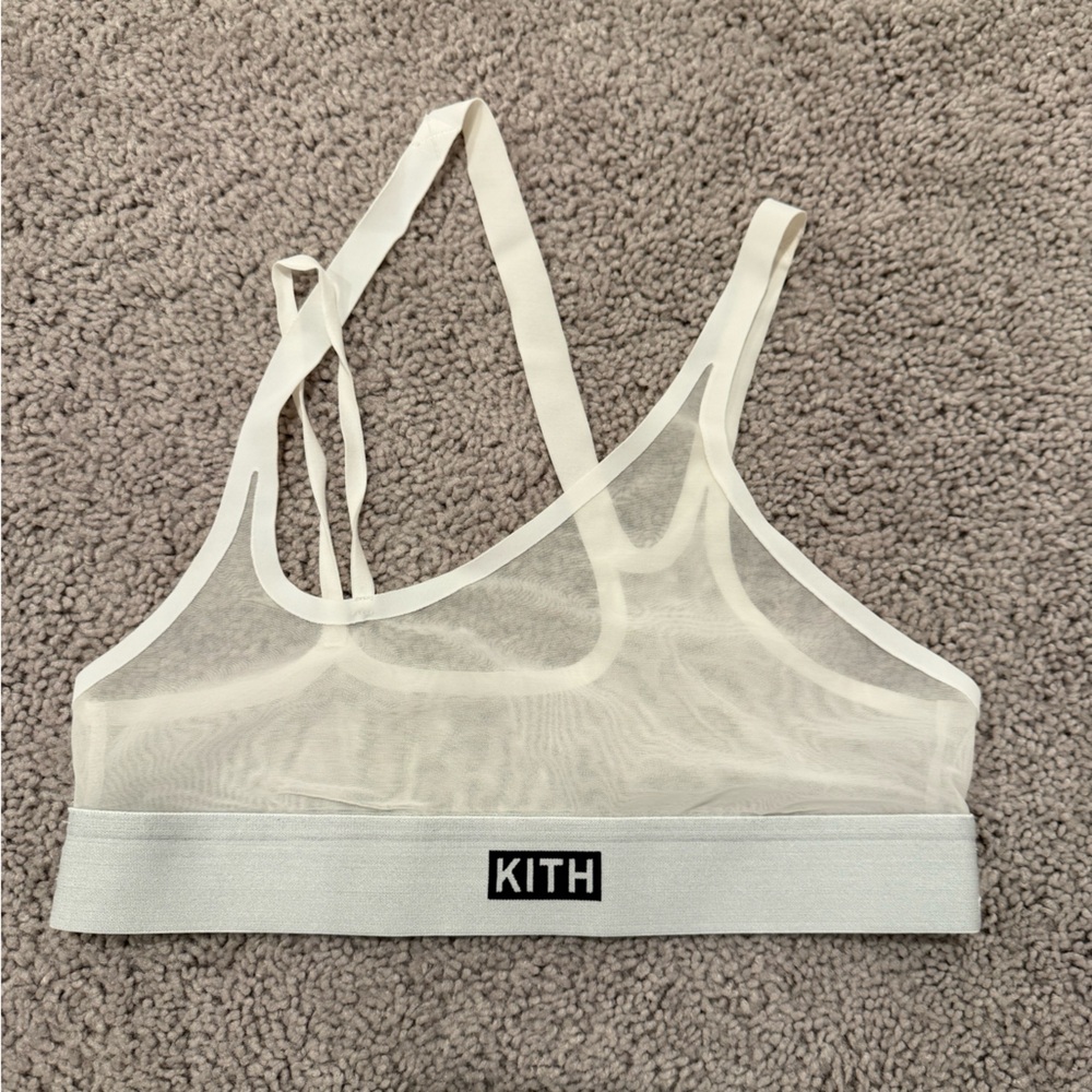 Kith White Sheer Bra